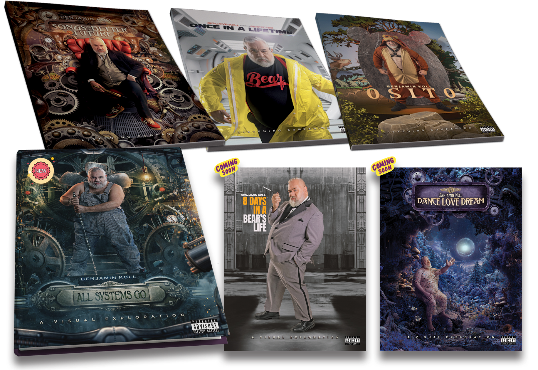 Benjamin Koll Visual Exploration Book Collection