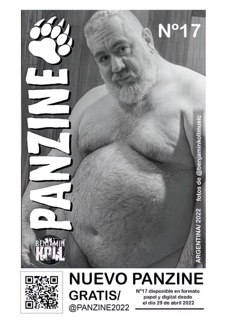 Benjamin Koll en portada de revista Panzine