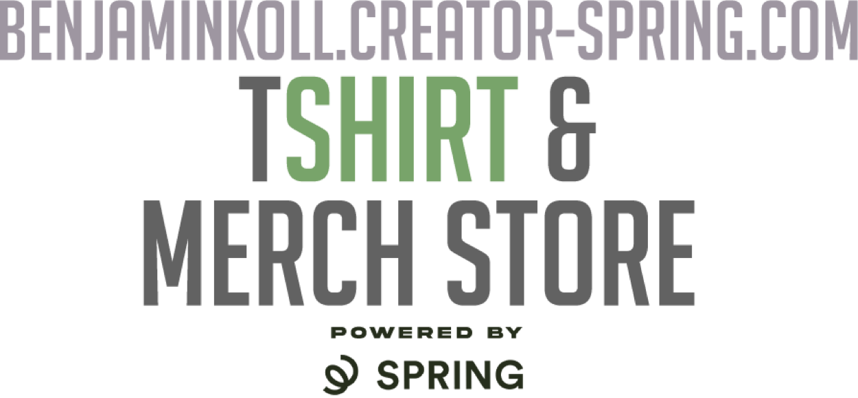 Benjamin Koll T-shirt and merchandise store