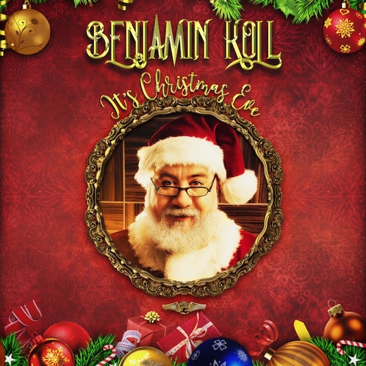 Cover of the single "It's Christmas Eve" by Benjamin Koll