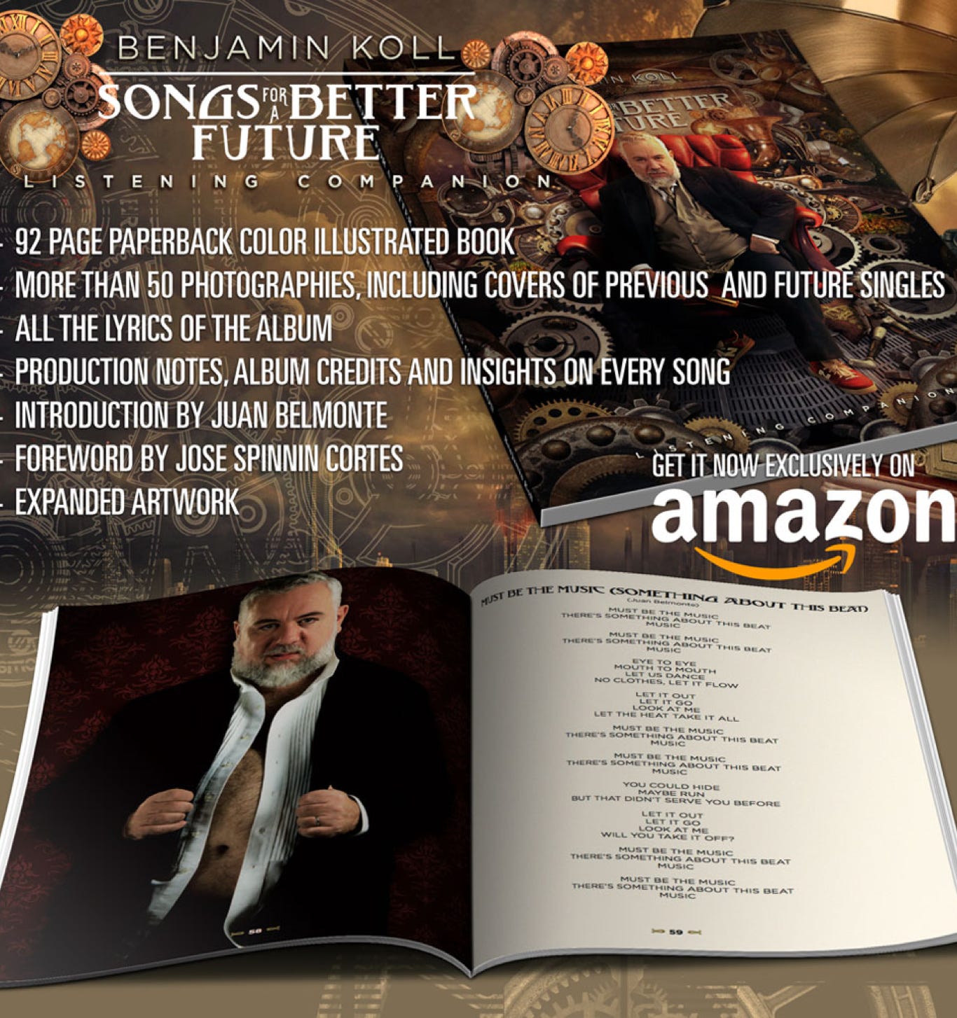 Get the Songs For A Better Future - Listening Companion paperback photo book here