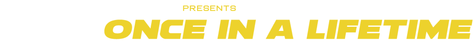 Once In A Lifetime Logo