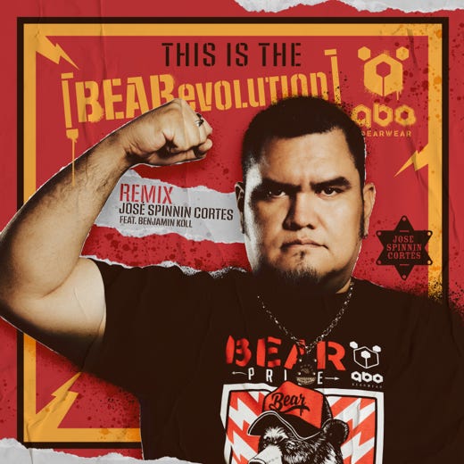 Cover of the single "This Is the BEARevolution (Remix)" by Jose Spinnin Cortes & Benjamin Koll