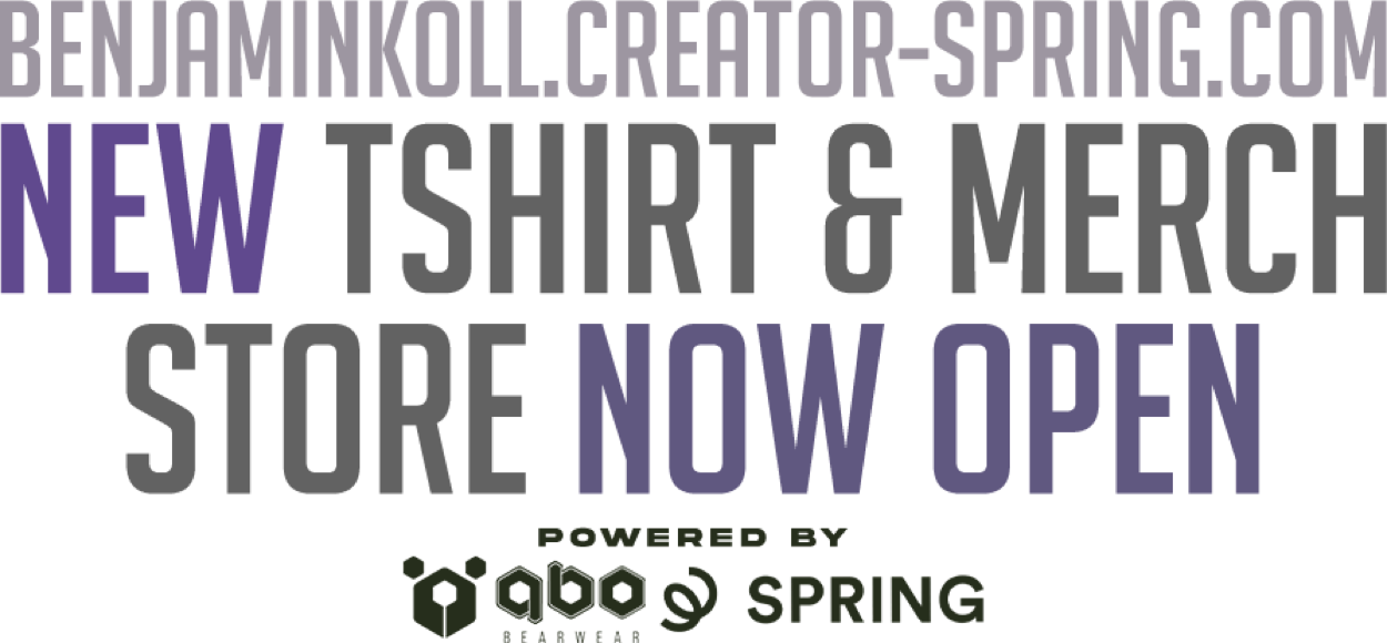 Benjamin Koll T-shirt and merchandise store